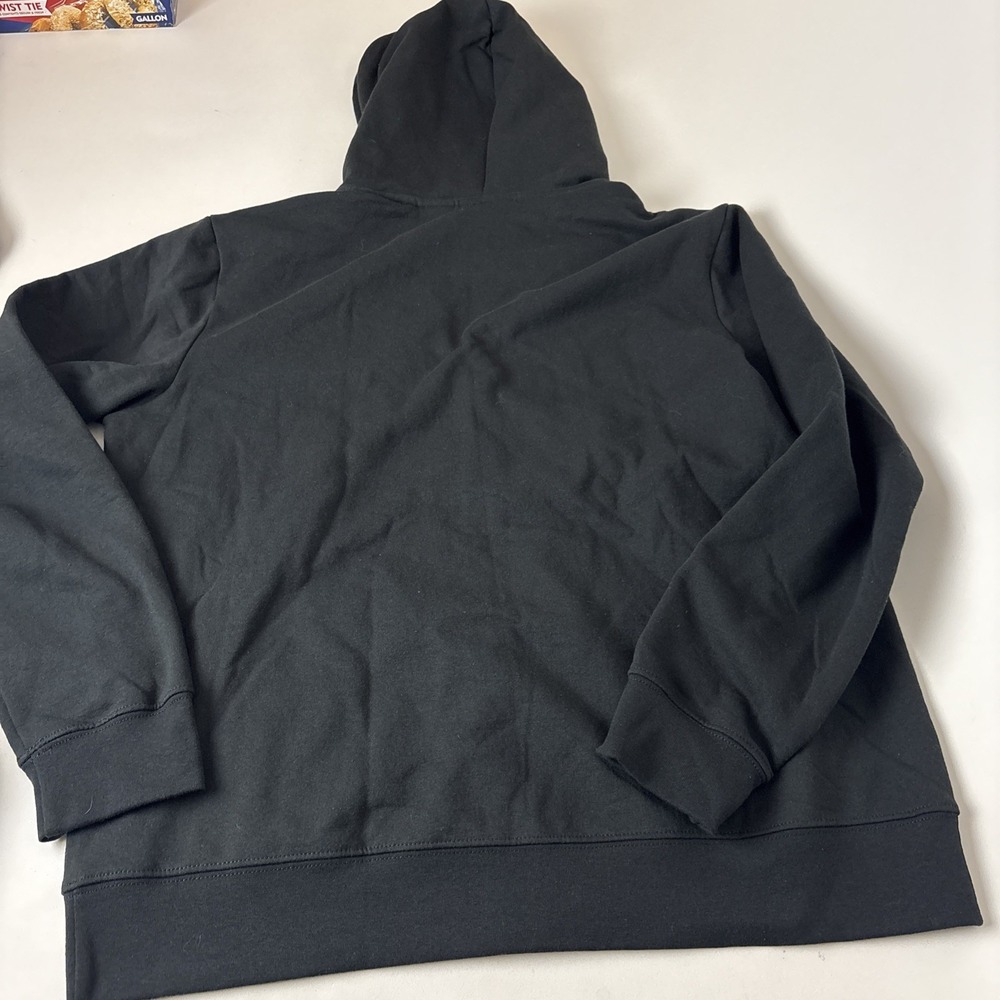 Harley Davidson Full Zip Hooded Jacket Women's Size Large Basic Black - Picture 8 of 8